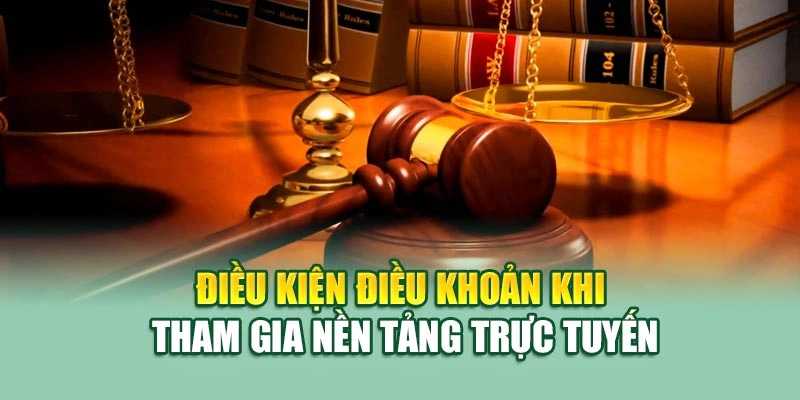 Điều kiện điều khoản khi tham gia nền tảng trực tuyến