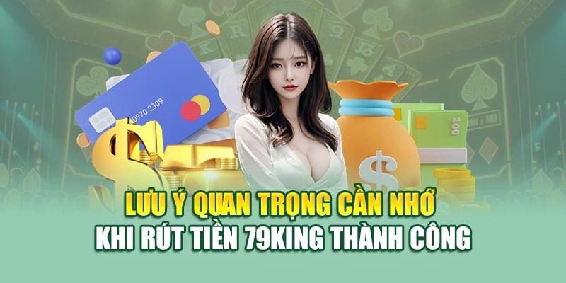 Lưu ý quan trọng cần nhớ khi rút tiền 79KING thành công